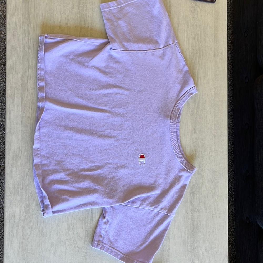 purple champion t, size xs
